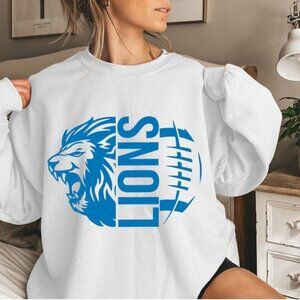 Detroit Football Sweatshirt Lions Retro Crewneck Classic NFL Fan Gift 05